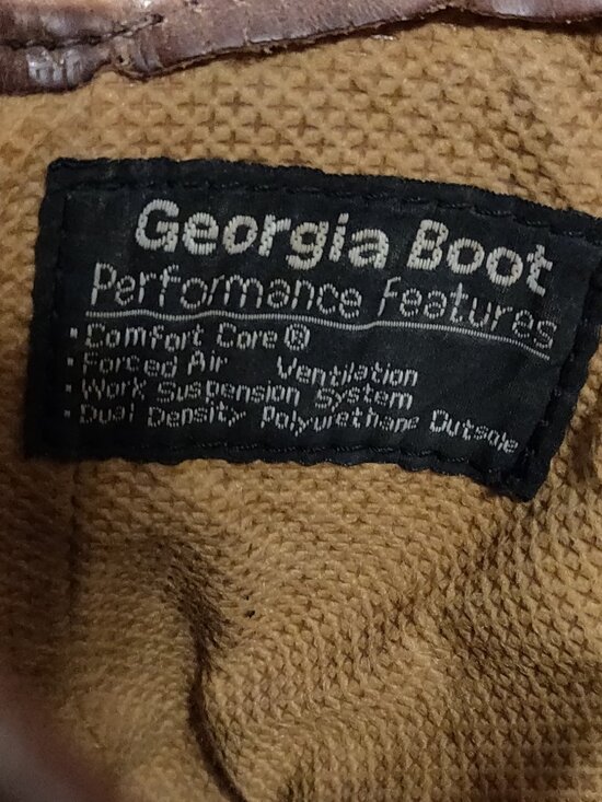 Georgia Boot Wellington In Tan Cheyenne Leather Men US 8M main image 4